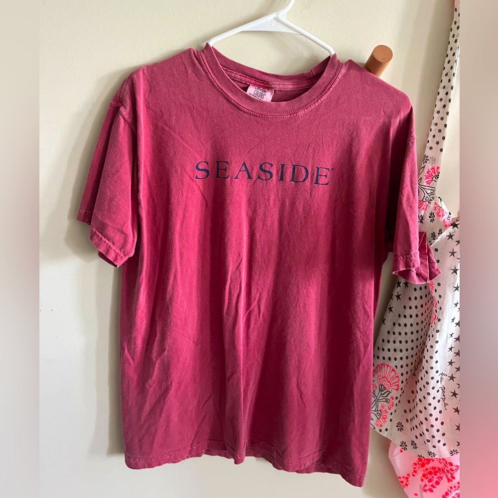 Red Seaside T Shirt